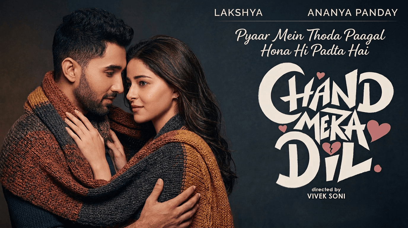 Ananya Panday and Lakshya as Chandni and Aarav in Chand Mera Dil
