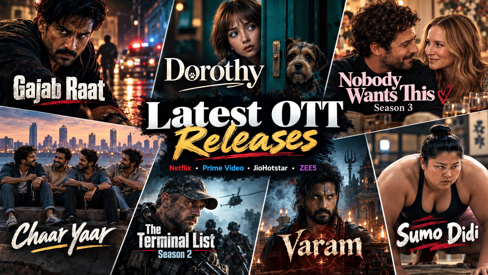 Latest OTT releases October 19 to 25 2026 featuring Netflix Prime Video JioHotstar and new movies and web series