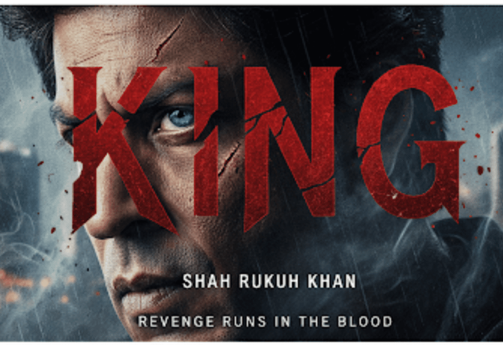 King Shah Rukh Khan Movie official poster featuring SRK and Suhana Khan