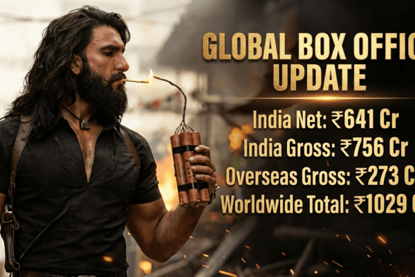 Dhurandhar The Revenge movie poster featuring Ranveer Singh as agent Hamza