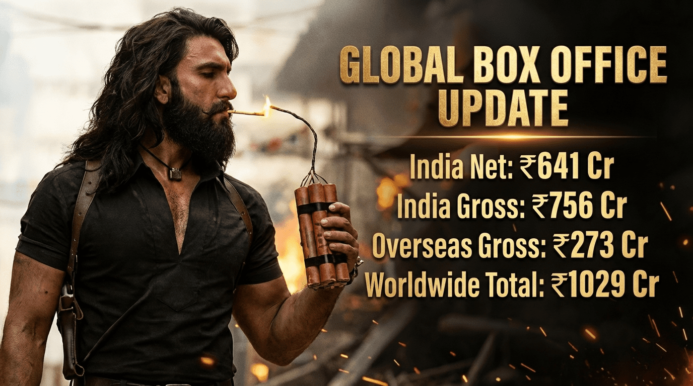 Dhurandhar The Revenge movie poster featuring Ranveer Singh as agent Hamza