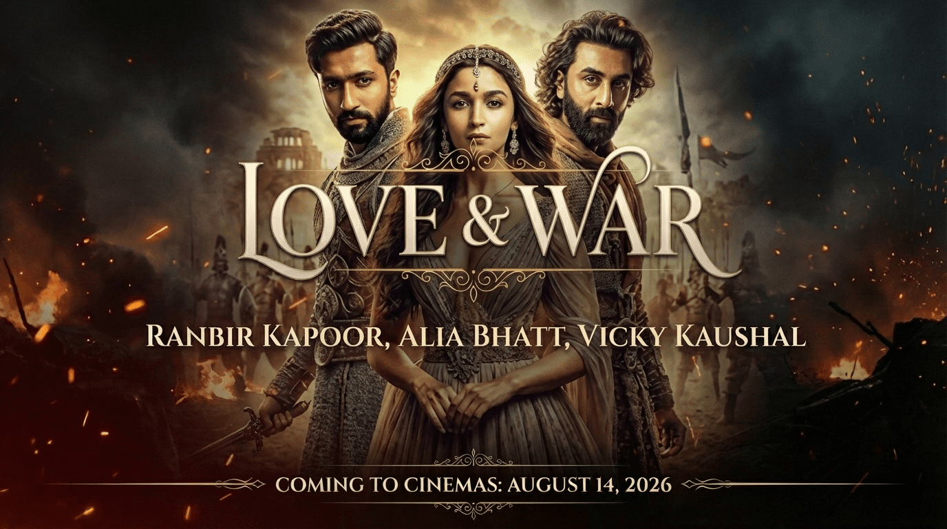 Love and War Ranbir Kapoor and Sanjay Leela Bhansali epic drama first look