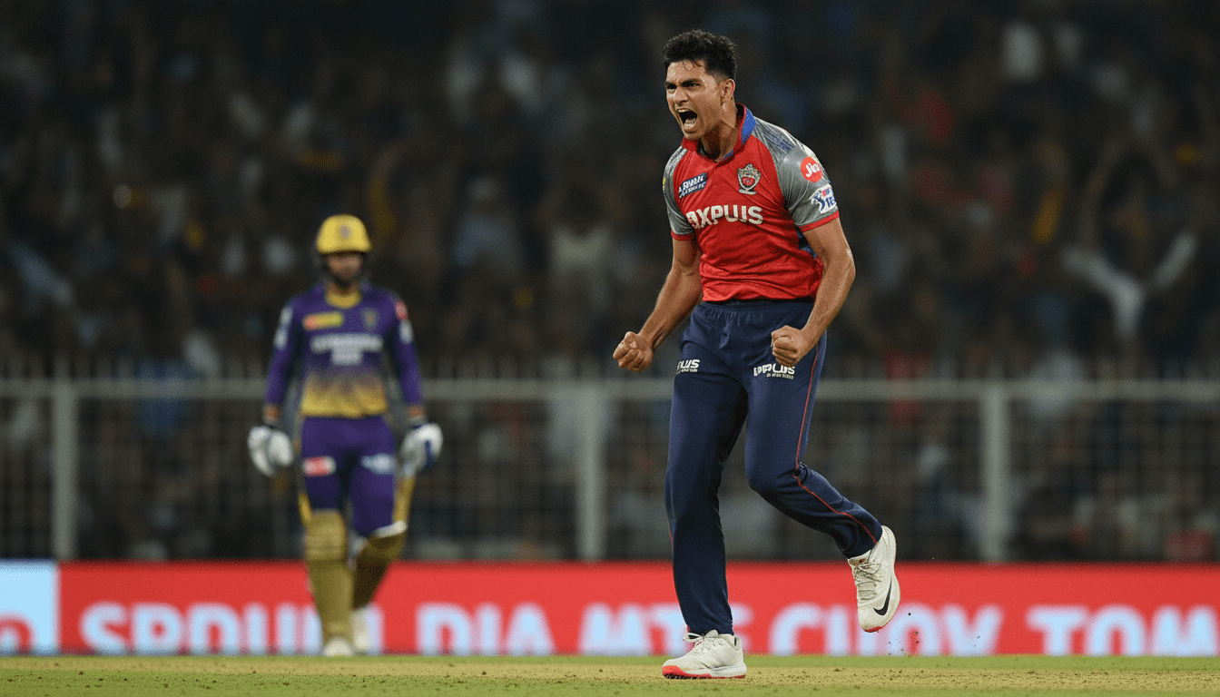 KKR vs PBKS Match Scorecard: Rain Stops Play at 25/2 – Full Live Updates, Stats & Analysis 2 Xavier Bartlett bowling in kolkata knight riders vs punjab kings match scorecard
