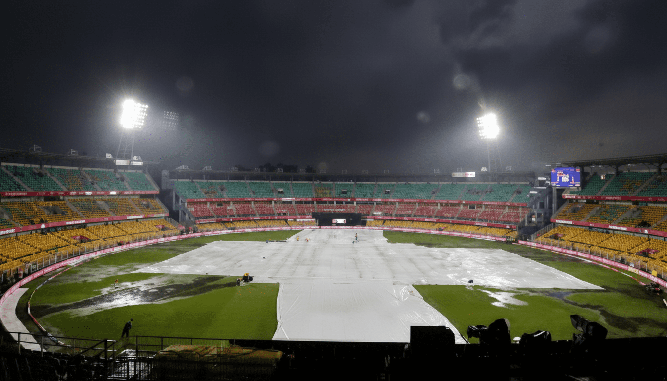 RR vs MI Match Scorecard Rain Reduced 